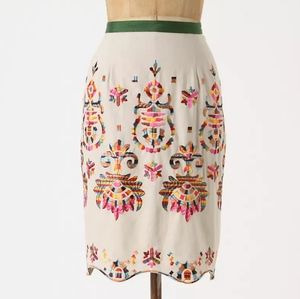 Corey Lynn Calter for Anthropologie majestic medallions skirt